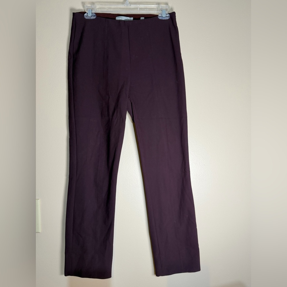 Vince Straight-Leg Chinos in Deep Plum